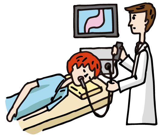 ピロリ菌検査イメージイラスト